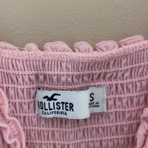 Cropped pretty pink Hollister tank top. - Picture 2 of 2